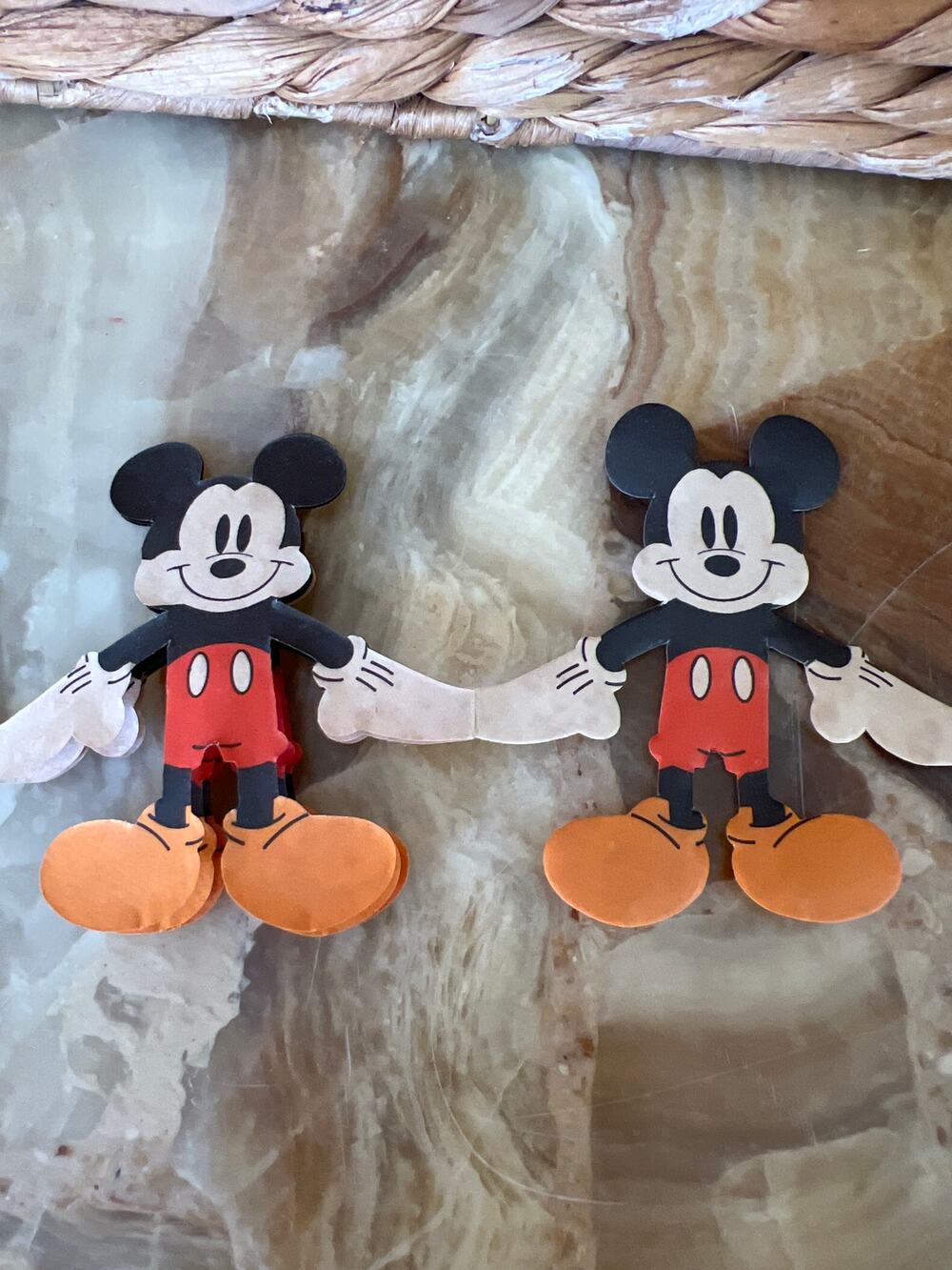 Mickey Mouse Paper Garland: Approx 90” Length